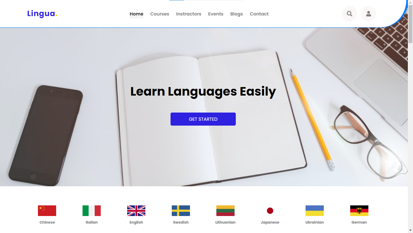 Learn-language-website