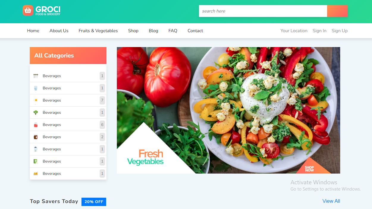grocery-store-website
